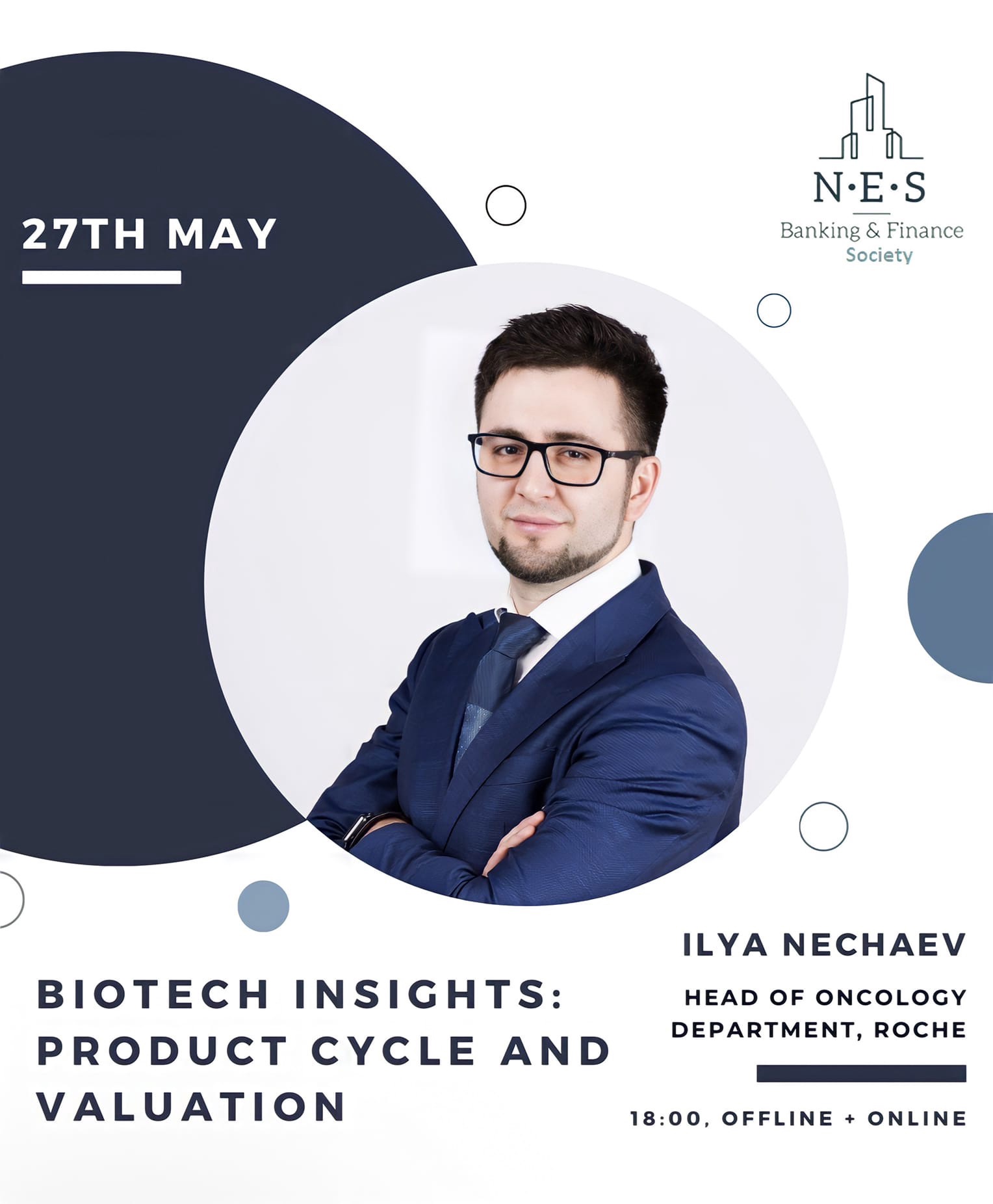 Ilya Nechayev – the head of Oncology Department at Roche and the specialist in the field of BioMedtech startups